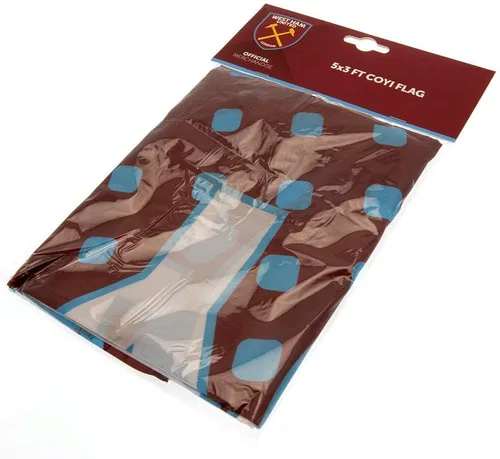 Vista 4 de West Ham United Bandera Come On You Irons de 5 x 3 pies - Auténtica EPL