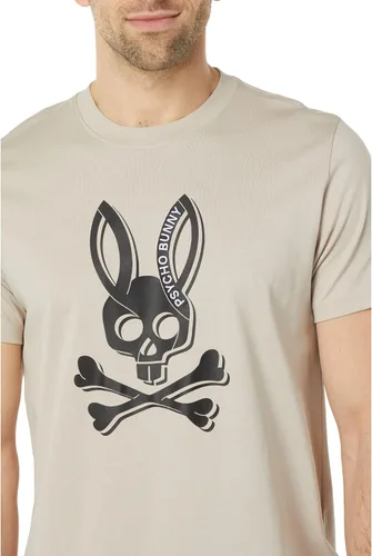 Vista 3 de Psycho Bunny Serge Graphic Tee Sandstone 2XL (US Men's 8)