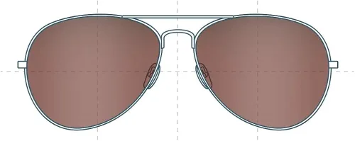 Vista 2 de Sunglass Fix Cartier Vendome Santos - Lentes de repuesto compatibles con Cartier Vendome Santos 2323in Marcos