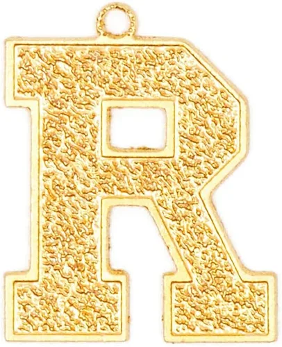 Vista 7 de Bright Creations Dijes de letras con iniciales, paquete de 26, cobre chapado en oro para hacer joyas de oro