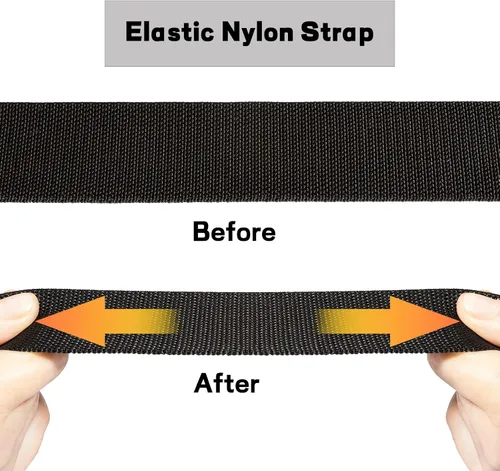 Vista 5 de maikun Cinturón de nylon para hombre, cinturón táctico militar para hombres, cinturón de hebilla de plástico, cinturón de web casual para hombres al