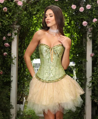 Vista 169 de SZIVYSHI Corsé para mujer, lencería moldeadora, body con cintura de encaje