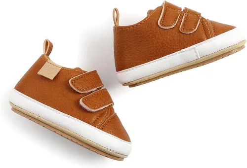 Vista 7 de Zapatos deportivos para bebés y niñas, zapatos para niños pequeños, de piel sintética, para primeros pasos, para recién nacidos, para niños de 0 a
