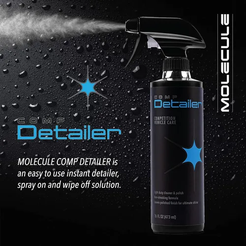 Vista 3 de Molecule Competition Detailer, solución de pulverización y limpieza, resistente a la suciedad, limpia y pule, 1 galón