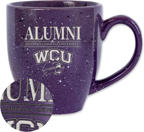 Vista 52 de Rico Industries NCAA Illinois Fighting Illini Alumni - Taza de café de cerámica moteada grabada con láser de 16 onzas