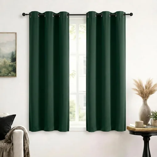 Vista 71 de Simplebrand Cortinas blancas puras de 96 pulgadas de largo para oscurecer la habitación, juego de 2 paneles para dormitorio/sala de estar, bloqueo