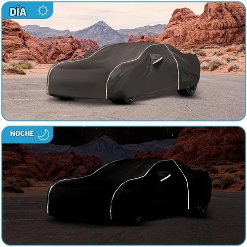 Vista 4 de Funda impermeable para automóvil compatible con Chevy Camaro 2010-2024 para todo tipo de clima, 6 capas, cubierta completa para automóvil con bolsa