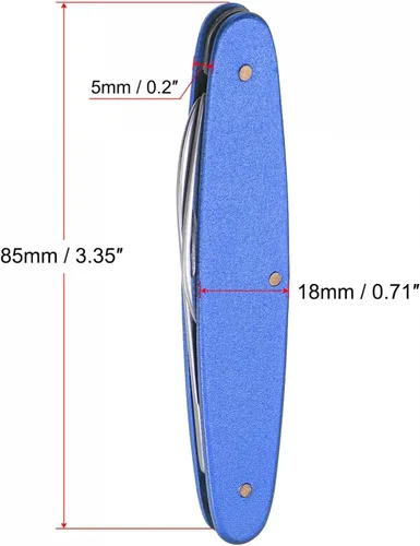Vista 2 de uxcell Cuchillo de extracción de caja de reloj con parte trasera para quitar estuches de doble uso, removedor de batería de acero inoxidable