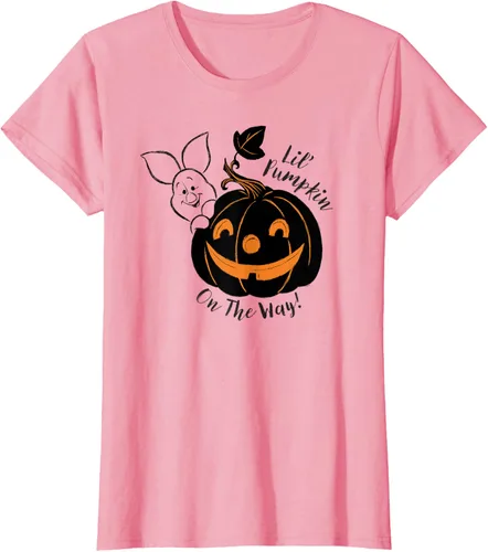 Vista 9 de Disney Camiseta de Halloween Winnie the Pooh Lil' Pumpkin on the Way, Blanco, S