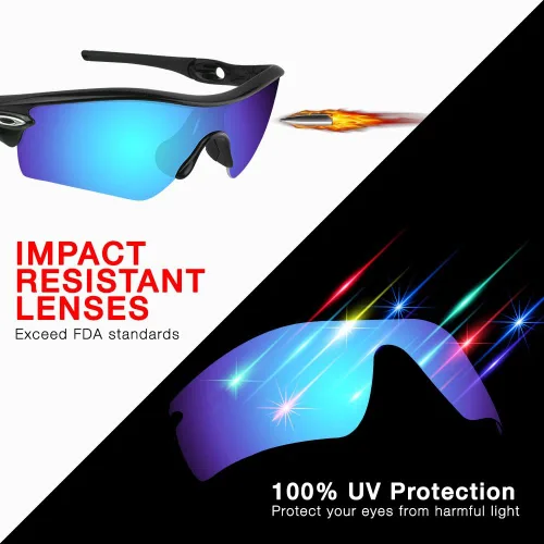 Vista 5 de Dynamix - Lentes polarizadas de repuesto para gafas de sol Oakley M2 múltiples opciones