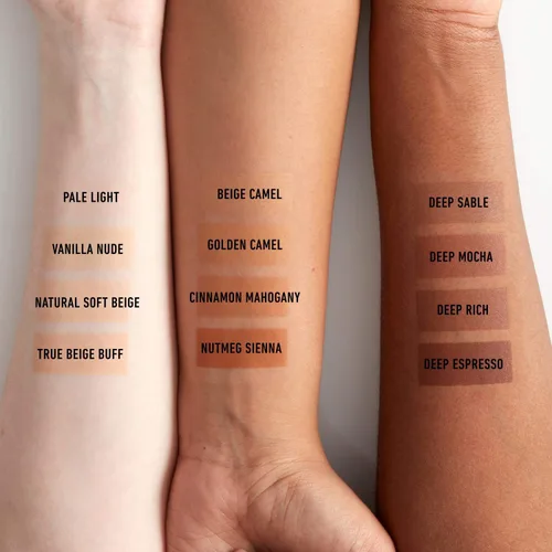 Vista 4 de NYX PROFESSIONAL MAKEUP Bare With Me - Velo de piel tintado, crema BB ligera, color beige camel Beige caramelo