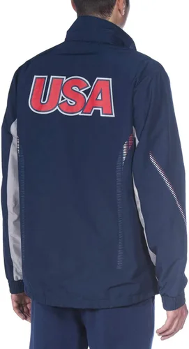 Vista 3 de Arena Standard Official USA Swimming National Team Unisex Zip Warm-up Jacket