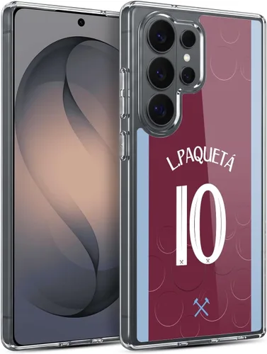 Vista 90 de Head Case Designs Officially Licensed West Ham United FC James Ward-Prowse 2023/24 Players Home Kit Gel Case [Military Grade Protection] Compatible