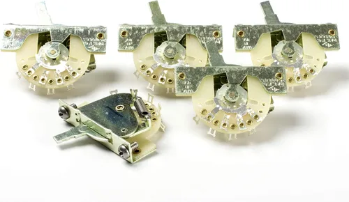 Vista 2 de CRL - Interruptor selector de pastilla, palanca de 5 vías, fabricado en Estados Unidos (paquete de 5)