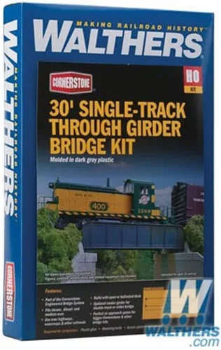 Vista 11 de Walthers Cornerstone Puente de ferrocarril de doble vía Pilar concreto pkg(2) 933-4553 HO Escala Modelo Ferrocarril - Kit de estructura
