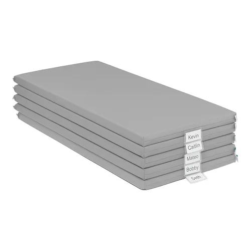Vista 11 de ECR4Kids SoftZone - Tapete de descanso arcoíris, 2 pulgadas, colchoneta para dormir, surtido, 5 piezas