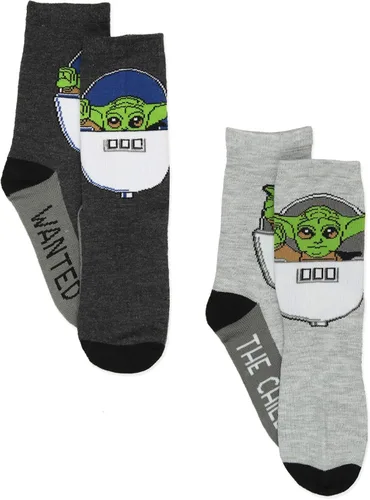 Vista 4 de Lego Star Wars Baby Yoda - Juego de 6 calcetines para niños pequeños
