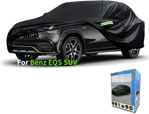 Vista 35 de Ajuste personalizado para funda de auto Mercedes-Benz, impermeable para todo tipo de clima, protección UV, resistente al viento, para exteriores