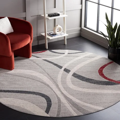 Vista 16 de SAFAVIEH Odyssey Collection - Alfombra de pasillo de 2 pies 2 pulgadas x 8 pies, marfil azul y dorado, diseño abstracto moderno, ideal para zonas