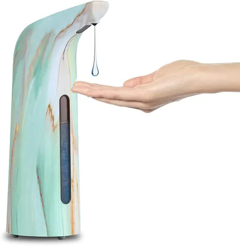 Vista 11 de Dispensador automático de jabón sin contacto, dispensador de jabón líquido sin contacto de 13.5 fl oz, dispensador de jabón para platos manos