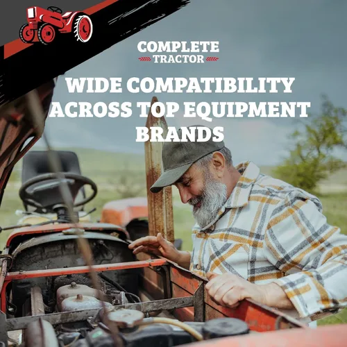 Vista 5 de Complete Tractor 1706-6225 Bomba de agua compatible con/reemplazo para Case International Tractor - 375793R92