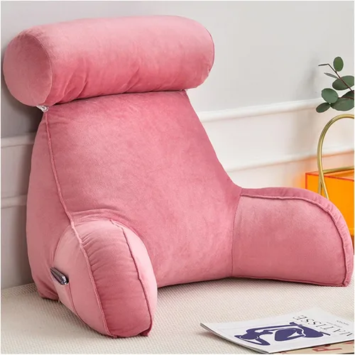 Vista 7 de ZTGL Almohadas de lectura, cómodo cojín de apoyo de espalda, almohada de apoyo lumbar, almohada cómoda para sentarse, ideal como respaldo