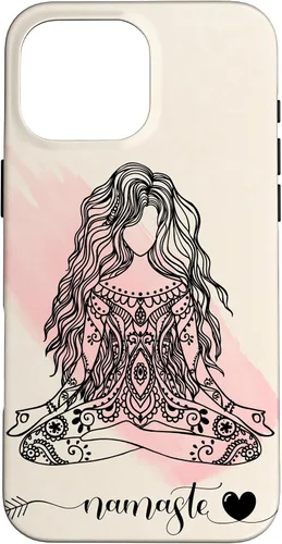 Vista 19 de Namaste Mandala Hippie Yoga Woman Meditation Spiritual Gift Case for iPhone 17
