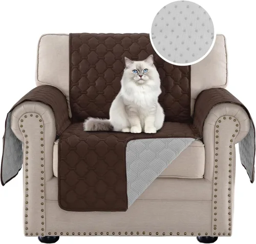 Vista 28 de Funda para Silla Cubierta para Silla Resistente al Agua Cubierta para Sofá Cubierta para Silla Lavable Respaldo de Goma Antideslizante Protector