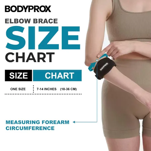 Vista 5 de Bodyprox Coderas para aliviar el dolor de codo de tenis y golfista