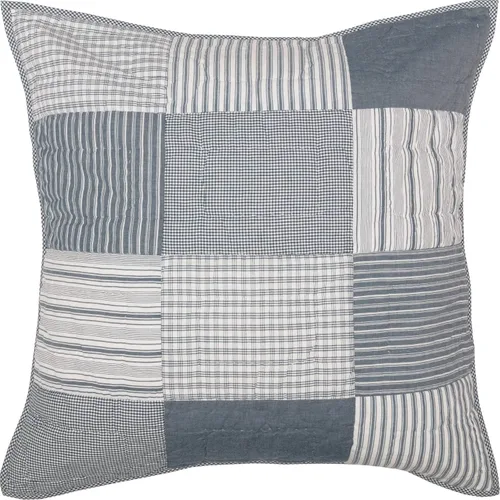Vista 10 de VHC Brands Sawyer Mill - Almohada decorativa familiar azul para sofá, sofá o cama, 14 x 22 pulgadas