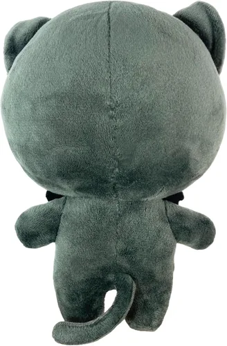 Vista 3 de Great Eastern Entertainment Miércoles - Miércoles de peluche de gato de 6 pulgadas de alto