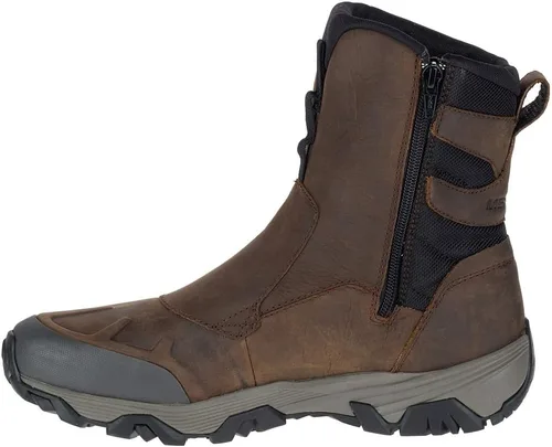 Vista 5 de Merrell Coldpack Ice, Botas de nieve polares impermeables de hombre con cremallera de 8 pulgadas