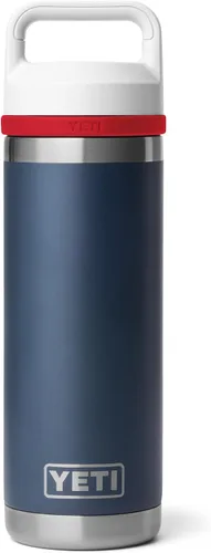 Vista 14 de YETI Rambler Botella de 18 oz, aislada al vacío, de acero inoxidable con tapa Chug, negro