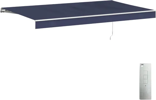 Vista 35 de Toldo Aleko retráctil, motorizado, para patio Gris