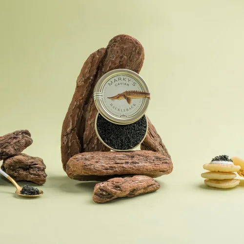 Vista 3 de MARKY'S Hackleback Black American Caviar - 1 oz / 28 g