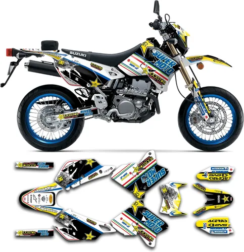 Vista 55 de Kit de calcomanías personalizadas para Suzuki DRZ400 E / DRZ400 Enduro / DRZ400E / DR-Z400E / DRZ400 EN 1999-2024, SZDRSE9919003-KO