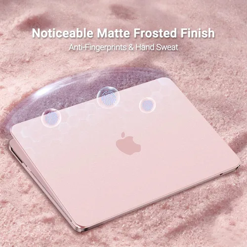 Vista 4 de MOSISO Funda compatible con MacBook Neo de 13 pulgadas versión 2026 A3404 Rubor