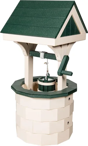 Vista 36 de Pequeño madera de poli madera de abedul y marrón deseando bien