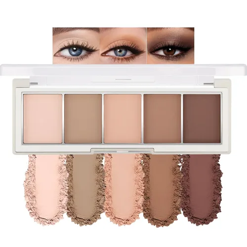 Vista 29 de Erinde Paleta de maquillaje de sombra de ojos de 9 colores con purpurina y lavanda brillante y mate, violeta, malva, púrpura oscura, plateado