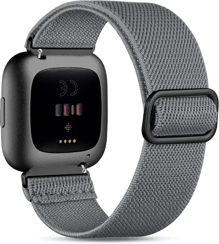 Vista 17 de Witzon Compatible con Fitbit Versa/Versa Lite/Versa 2 bandas para mujeres y hombres, correa elástica ajustable de repuesto para reloj inteligente