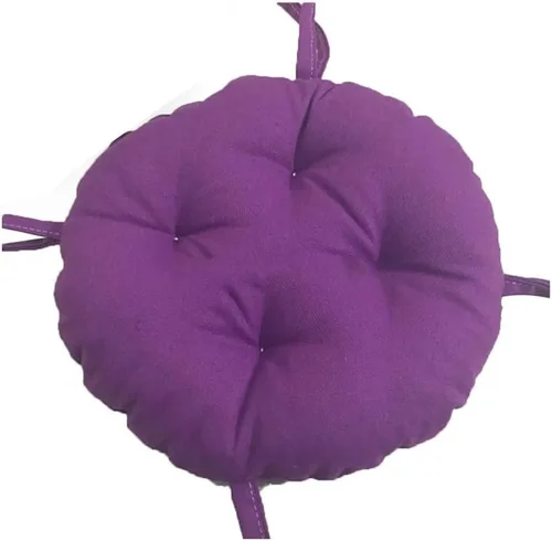 Vista 11 de Cojines de asiento redondos para exteriores con lazos, almohadillas para sillas de pana súper suaves, antideslizantes, herramientas para sillas