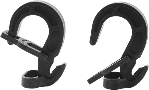 Vista 2 de 10 ganchos de plástico para cuerda de choque, ganchos elásticos de plástico para cuerdas elásticas de 1/4 pulgadas, 5/16 pulgadas y 3/8 pulgadas