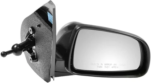 Vista 180 de TRQ Cubierta cromada del espejo manual del lado del pasajero, acabado liso para Volvo VNL 2004-2014