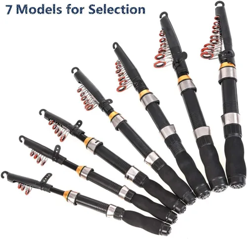 Vista 3 de Toasis Pesca Spinning Baitcast Rod Telescópica Pesca Caña 7 Modelos