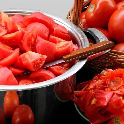 Vista 4 de Pastene Tomates pelados molidos "Kitchen Ready" - 28 oz (paquete de 3)