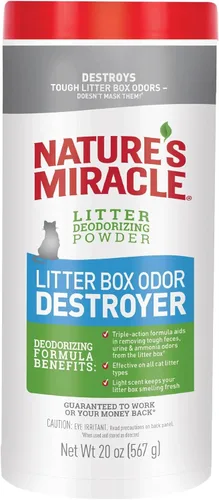Vista 10 de Nature's Miracle Cat Litter Box - Desodorante en polvo, 20 onzas