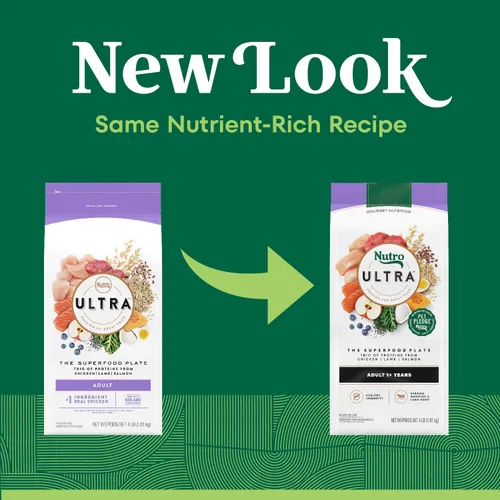 Vista 3 de Nutro Alimento ultra seco para perros, receta de pollo, cordero y salmón, 4