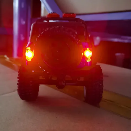 Vista 5 de MORLORDY Luces traseras LED RC para 1/24 RC Crawler Car SCX24 actualizaciones Bronco AXI00006 Accesorios