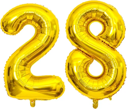 Vista 28 de Globo dorado grande de 40 pulgadas con letras del alfabeto de Mylar de aluminio de helio, globos de número grande para cumpleaños, aniversario