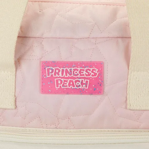 Vista 6 de Super Mario Bros - Mini mochila para adultos, iconos en relieve rosa